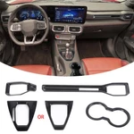 Carbon Fiber Interior Center Console Cup Holder Trim Cover Ford Mustang 2024. Fixed Price $79.99.
