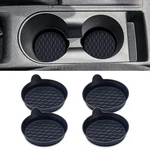 4PCS Car Cup Holder Coasters, Universal Silicone Non-slip Insert Black. Fixed Price $12.50.