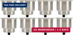 8PCS Stainless Drink With Drain, Multi-use Boat Cup Holders. Fixed Price $74.99.