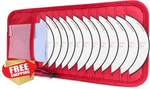 Fancy Mobility Red Car Sun Visor Cd Holder Organizer 12 Discs. Fixed Price $20.00.