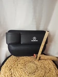 Mercedes Benz Black Leather Car Seat Gap Organizer Storage Box Cup Holder A6. Fixed Price $25.00.