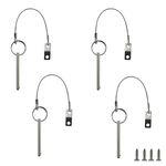 Quick Release Pin, Diameter 1/4"(6.3MM), Total Length 3"(76MM), 4PCS. Fixed Price $27.00.
