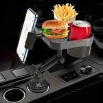 Car Cup Holder Tray Table For Eating With Cell Phone Slot Coffee Stand Food. Fixed Price $25.00.