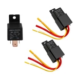 Nytkl 2PCS Car Relay With Harness, 4 Pin 80A 12V On/off Spst Waterproof.... Fixed Price $7.82.