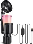 3-SPEED Car HOLDER-2 In 1 360 Rotation Fan, Expandable Base,. Fixed Price $15.85.