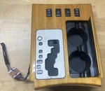 04-07 Infiniti QX56 Center Console Woodgrain Shifter Cup Holder Trim Bezel. Fixed Price $103.35.