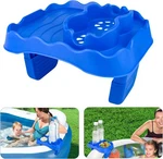 Hot Tub Side Table Tray Cup Holders, Foldable Drink And Snas. Fixed Price $29.89.