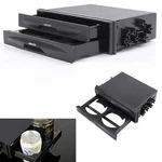Car Double Din Radio Pocket Installation Dash Storage Box Cup Holder Universal. Fixed Price $14.81.