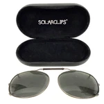 Clip-on Sunglasses Polarized Solarclips Unique Expandable Bridge For All Types. Fixed Price $18.99.