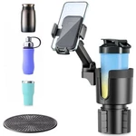 Car Cup Holder Phone Mount Universal Auto Cell Stand With Drink Expand Usa. Fixed Price $20.63.