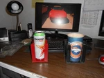 Can Coffee Cup Non-spill Holder For Office Computer Desk! Keyboard Saver!. Fixed Price $12.99.