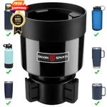 Seven Sparta Car Cup Holder Expander With Adjustable Base, MEDIUM*1, Black. Fixed Price $28.99.