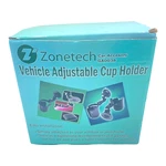 Zone Tech Recessed Folding Cup Drink Holder Black Premium Quality Adjustable Nob. Fixed Price $19.46.
