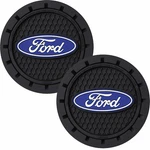 Plasticolor Ford Car Coaster, 2X Cupholder Coasters With The Blue Oval Logo. Fixed Price $11.52.