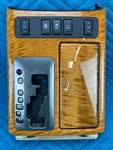 Nissan Armada Center Console Trim Panel W/ Cup Holder & Switches 2013-2015 Oem. Fixed Price $295.00.