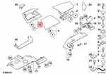 Genuine Bmw X3 E83 1.8D 2.0D Storage Tray Instrument Panel 51163417438. Fixed Price $286.72.