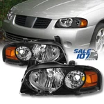For 2004-2006 Nissan Sentra Clear Headlights Headlamps Housing Black Left+right. Fixed Price $197.94.