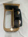 Lexus 2002 SC430 Center Console Cup Holder Trim Cover Panel Light Wood Grain. Fixed Price $100.00.