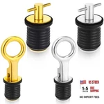 Morningro 4 Pcs 1 Inch Boat Plugs Drain With Brass Snap Handle. Fixed Price $38.01.
