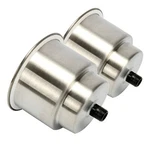 Amarine Made 2PCS Stainless Steel Cup Drink Holder With Drain, For.... Fixed Price $21.06.