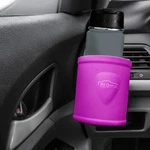 Fh Group Silicone Cup Bottle Phone Holder, Car Organizer Storage For Suv Hotpink. Fixed Price $12.99.