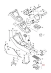 Vw Tiguan Golf Plus Front Titanium Black Drink Cup Holder 5N0862531F81U. Fixed Price $139.26.