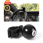 Fsturios 8 Ball Steering Wheel Knob Spinner, Round 3.54 1.97 Inches, Black. Fixed Price $18.98.