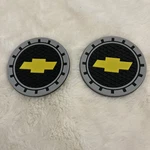 2 Pack Cup Mat Car Drink Holder Insert Silicone Coaster Set For Chevrolet Chevy. Fixed Price $14.95.