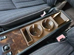 Dark Brown Mercedes Benz W123 And W124 Drink Holder Big Cups + Storage. Fixed Price $37.00.