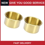 Universal Cup Drink Holder Insert Gold Tone 89MM For Marine Boats Rvs Pack Of 2. Fixed Price $20.29.