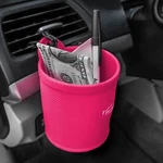 Fh Group Silicone Cup Bottle Phone Holder, Car Organizer Storage For Suv Magenta. Fixed Price $12.99.