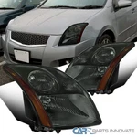 Fits 2007-2009 Nissan Sentra Smoke Headlights Lamps Assembly Left+right. Fixed Price $115.95.