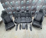 Oem 2013-2018 Audi A6 S6 C7 Napa Leather Front Seats Arm Rest Set Black. Fixed Price $1899.99.