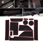 12X Ford Mustang 2015+ Interior Silicone Console Liner Mat Pad Cup Coasters. Fixed Price $21.18.