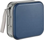 Dvd Case, 48 Capacity Cd Portable Holder Storage Hard Dark Blue. Fixed Price $10.44.