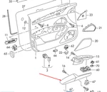 Audi A8 Front Left Door Card Panel Arm Rest Lhd 4H1867165CEH2 No Duty To. Fixed Price $280.43.