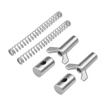 Norkmdi 2 Sets Rear Brake Adjuster Hardware Kit, Vehicle Silver. Fixed Price $9.11.