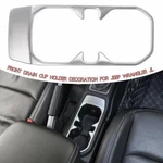 1X Inner Front Water Cup Holder Trim Cover For 2018-2020 Jeep Wrangler Jl/jlu Jt. Fixed Price $14.99.