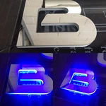 Yacht Boat Vessel Name Letters Custom Made Led Illuminate Marine Grade Stainless. Fixed Price $97.70.