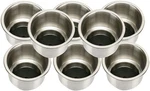 12 Pcs Stainless Steel Cup Insert Drink Holders With Drain Marine Boat Camper. Fixed Price $58.99.
