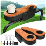 Drive Up Golf Cart Universal Brown Rear Seat Arm Rest Fits Club Ezgo Yamaha. Fixed Price $55.99.