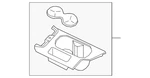 Genuine Nissan Cup Holder 96931-5SA2A. Fixed Price $74.02.