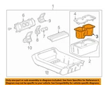 Gm Oem 14-19 Sierra 1500 Center Console-liner 23467144. Fixed Price $24.43.