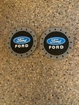 Ford Cup Car Drink Holder Coasters / Inserts, Free Shipping. Fixed Price $10.99.