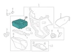 2011-2017 Honda Odyssey Front Floor Console 77230TK8A01ZB Oem. Fixed Price $58.49.