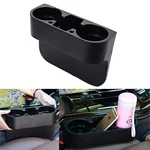 Black 2 Cup Holder Drink Beverage Seat Seam Wedge Car Auto Truck Universal Mount. Fixed Price $13.98.