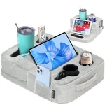 Tabcouchcaddy Cup Holder Tray Pillow Bed, Caddy, Sofa, Rv & Car.... Fixed Price $72.92.