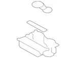 Genuine Audi Cup Holder 8F0-862-533-C-6PS. Fixed Price $85.93.