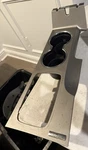 2010-2012 Ford Fusion Floor Console Upper W/ Cup Holder Trim Silver Oem. Fixed Price $47.98.