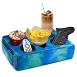 Couch Cup Pillow, 5 Hole Holder! Keep Drinks Hand Side Blue. Fixed Price $37.65.